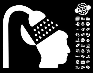 Açık fikirli duş simgesi ücretsiz bonus