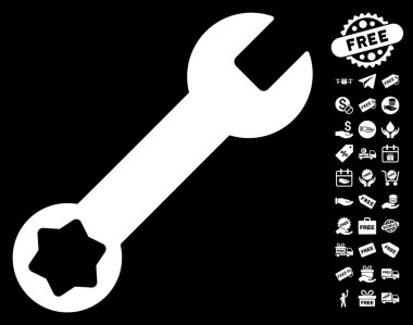 İngiliz anahtarı simgesini ücretsiz bonus