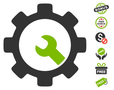 Ücretsiz Bonus simgesiyle hizmet araçları