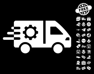 Ücretsiz Bonus ile hizmet araba simgesi