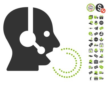 Operatör konuşma simgesini ücretsiz bonus