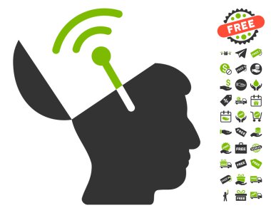 Açık fikirli radyo arayüzü simgesi ücretsiz bonus