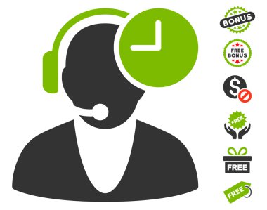 İşleç saat simgesini ücretsiz bonus