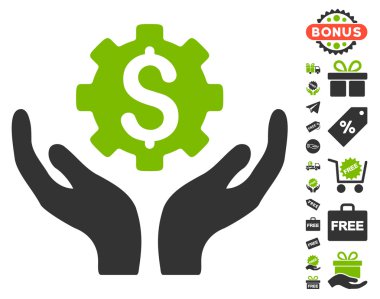 Ücretsiz Bonus ile bakım fiyat simgesi