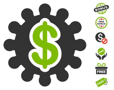 Mali seçenekleri dişli simgesini ücretsiz bonus