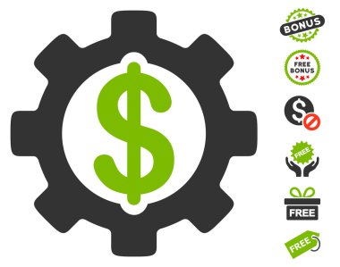 Ücretsiz Bonus ile Geliştirme maliyet simgesi