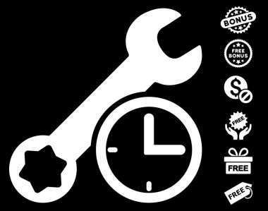 Hizmet saat simgesini ücretsiz bonus