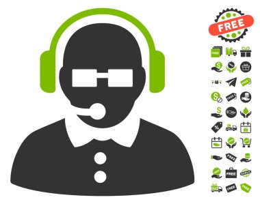 Ücretsiz Bonus ile kadın işleç simgesi