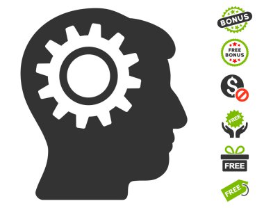 Akıl dişli simgesini ücretsiz bonus