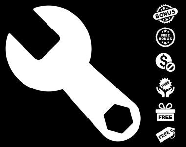 İngiliz anahtarı simgesini ücretsiz bonus