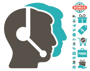 Çağrı merkezi operatörleri simgesi ücretsiz bonus