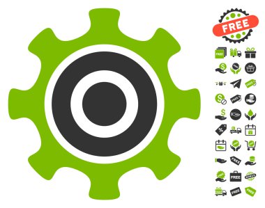 Ücretsiz Bonus dişli simgesiyle