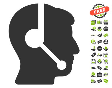 Çağrı Merkezi operatörü simgesi ücretsiz bonus