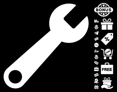 İngiliz anahtarı simgesini ücretsiz bonus