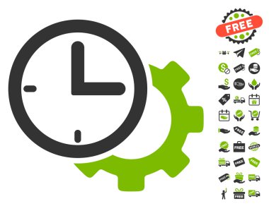 Zaman kurulum dişli simgesini ücretsiz bonus