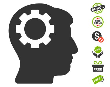 Beyin dişli simgesini ücretsiz bonus