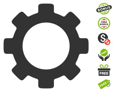 Dişli simgesini ücretsiz bonus