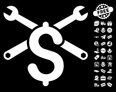 Hizmet fiyat simgesi ücretsiz bonus