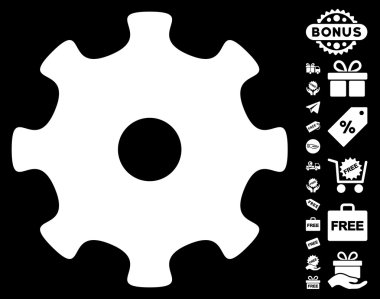 Dişli simgesini ücretsiz bonus