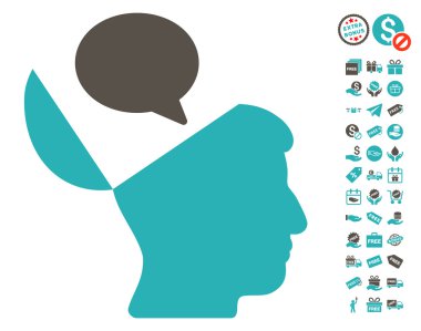 Açık fikirli görüş simgesi ücretsiz bonus