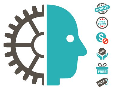 Cyborg kafa simgesi ücretsiz bonus