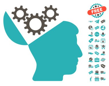 Açık fikirli Gears simgesi ücretsiz bonus