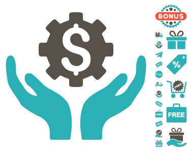 Ücretsiz Bonus ile bakım fiyat simgesi