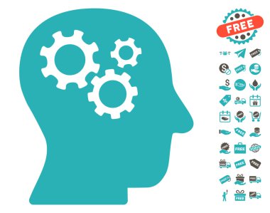 Ücretsiz Bonus ile akıl Gears simgesi