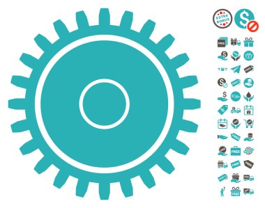 Ücretsiz Bonus dişli simgesiyle