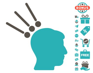 Kafa bağlayıcılar simgesi ücretsiz Bonus ile Test