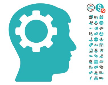 Akıl dişli simgesini ücretsiz bonus