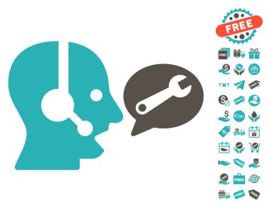 Operatör hizmeti ileti simgesi ücretsiz bonus