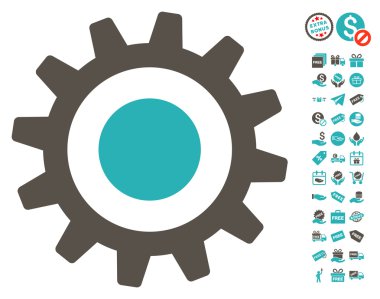 Ücretsiz Bonus dişli simgesiyle