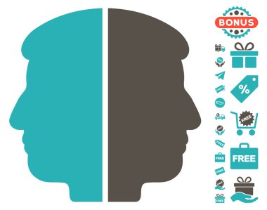 Çift yüzlü simgesi ücretsiz bonus