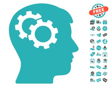 Ücretsiz Bonus ile akıl Gears simgesi