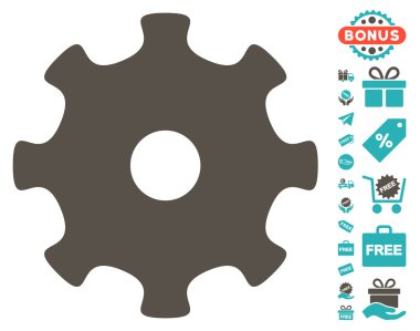 Dişli simgesini ücretsiz bonus