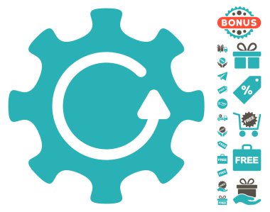 COG döndürme yönünü simgesi ücretsiz bonus