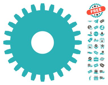Ücretsiz Bonus dişli simgesiyle