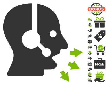 İşleç simgesi ücretsiz Bonus ile konuşmak