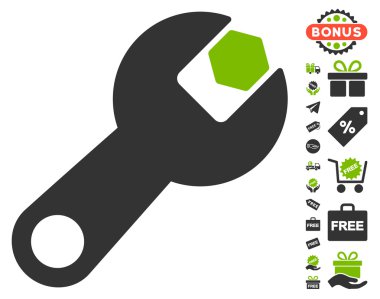 İngiliz anahtarı simgesini ücretsiz bonus