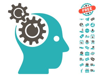 Beyin Gears döndürme simgesi ücretsiz bonus