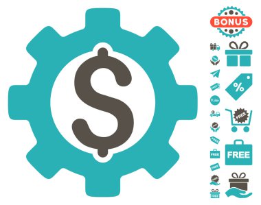 Ücretsiz Bonus ile Geliştirme maliyet simgesi