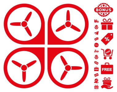 Ücretsiz Bonus ile Quadrotor simgesi