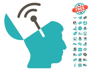 Açık fikirli radyo arayüzü simgesi ücretsiz bonus