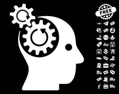 Beyin Gears döndürme simgesi ücretsiz bonus