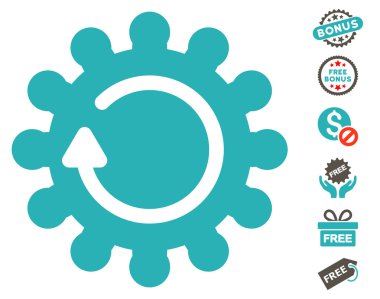 COG döndürme simgesi ücretsiz bonus