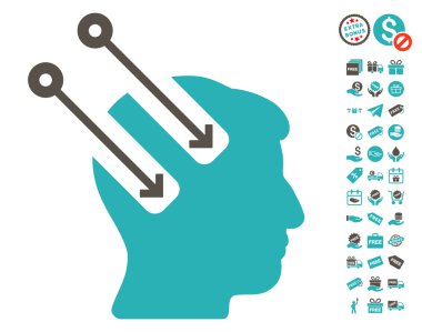 Sinirsel arayüz simgesi ücretsiz bonus