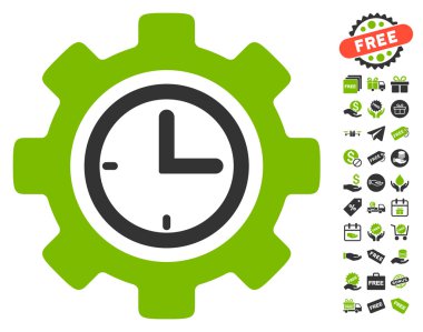 Zaman kurulum dişli simgesini ücretsiz bonus