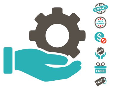 Mekanik vites hizmet el simgesi ücretsiz bonus