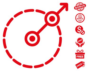 Yuvarlak alan çıkış simgesini ücretsiz bonus